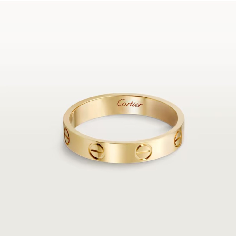 CARTIER LOVE RING, SMALL MODEL SIZE 48 MM GOLD